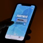 Fortnite Epic Games loading on phone