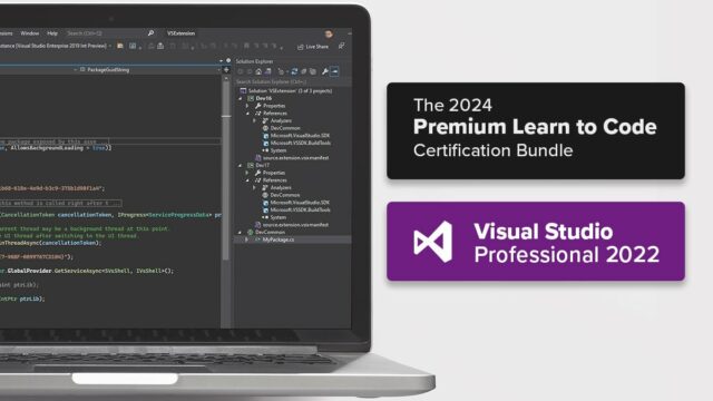 Starten Sie eine Codierungskarriere bei Microsoft Visual Studio und 15 Kurse für nur 88 US -Dollar

