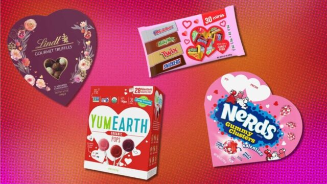 SLA im Valentinstag Süßigkeiten während des Amazon Fresh Buy-One-Get-One-Free-Verkaufs

