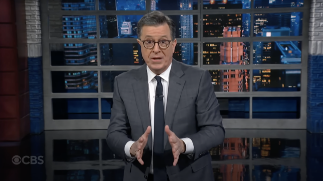 Stephen Colbert sagt, dass Elon Mosch

