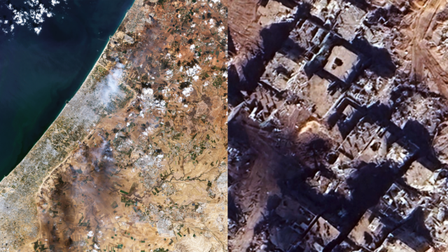 Google Earths aktualisiert Satellitenbilder aus Gaza zeigen eine kaputte Realität

