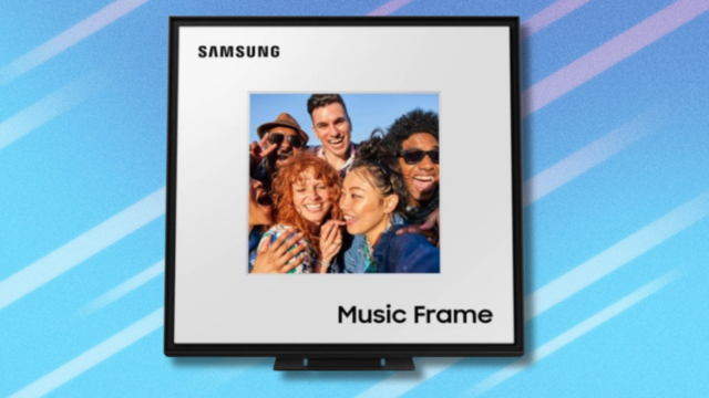 Nehmen Sie 250 US -Dollar des Samsung Music Frame und erhalten Sie eine schöne Kombination aus Lautsprecher/Foto -Display

