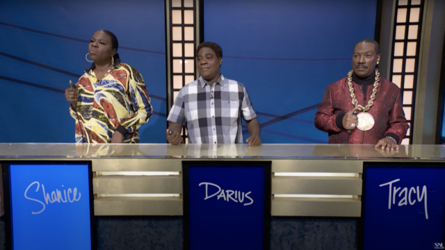 SNL bringt schwarze Gefahrskizze mit Eddie Murphy, Tracy Morgan und Leslie Jones zurück

