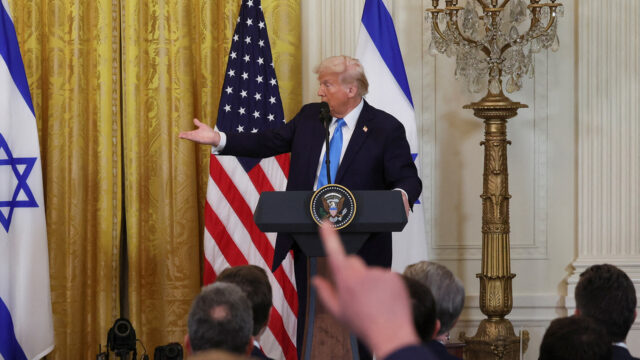 Sehen Sie die Pressekonferenz der vollständigen Trump-Netanyahu über uns "Übernehmen" Gaza

