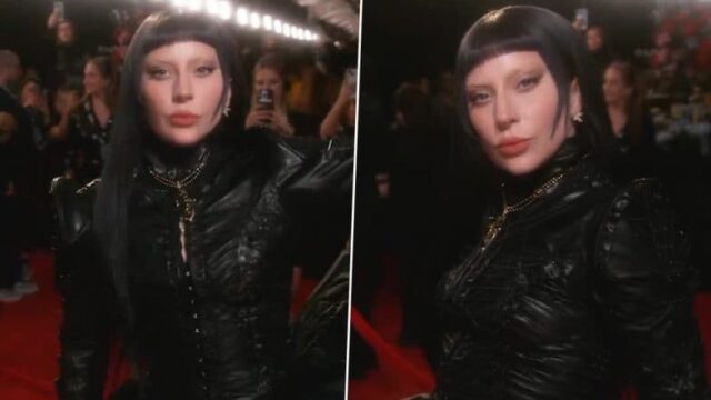 Grammy Awards 2025: Lady Gaga Stuns in Black Vivienne Westwood -Kleid und Vintage Tiffany Halskette (Video ansehen)

