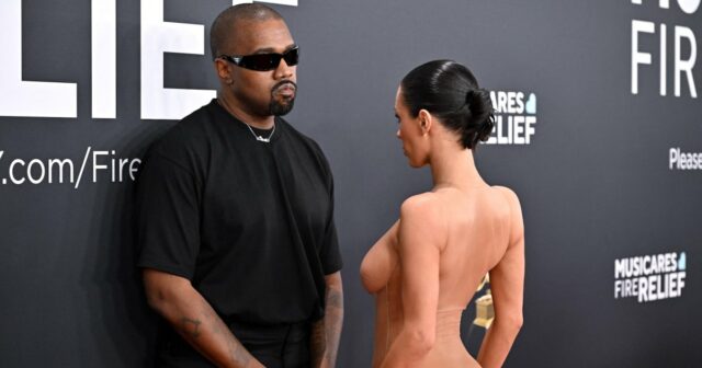 Kanye West verteidigt das nackte Grammys -Kleid der Frau Bianca Censori

