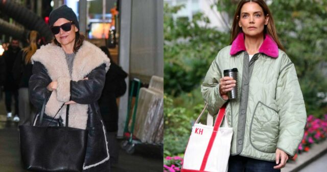 Katie Holmes ist ein Krieger im Winterstil

