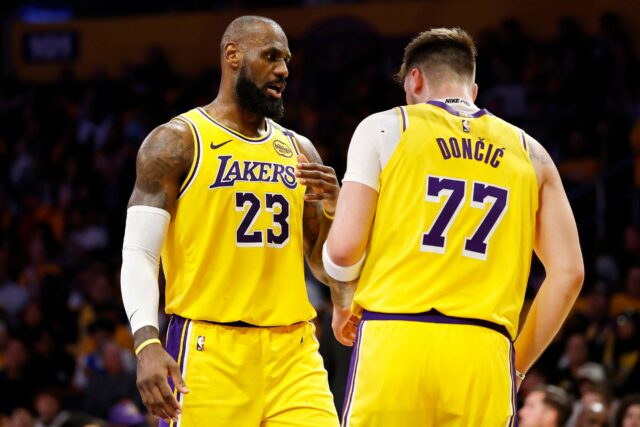 LeBron James wird ehrlich wegen seiner Chemie mit Luka Doncic

