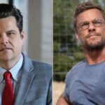 Matt Gaetz besteht darauf, dass er und der Star von "Alan Ritchson" nicht Gegner waren, nachdem der Schauspieler ihn als "Motherf - Ker" bezeichnet hatte.