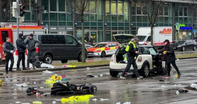 Dutzende in München, einschließlich Kindern, verletzt, nachdem Fahrer das Auto in die Menge an der Menge stammt

