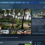 A screenshot of the PirateFi Steam page.