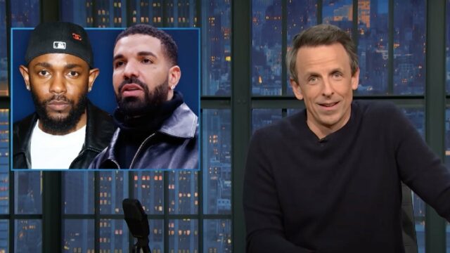 Seth Meyers fühlt sich nach den Grammy -Siegen von Kendrick Lamar für Diss Track: 'Ich würde niemals 2 Sätze reimen | Video

