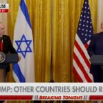 Trump sagt, dass wir auf der Pressekonferenz mit Netanyahu | "die Kontrolle über den Gazastreifen übernehmen" | Video