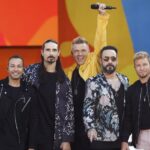 Backstreet Boys landet die Residenz in Las Vegas in die Sphäre. Backstreet ist der Rücken,