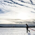 Forscher, die Kaltklimaresistenz gegen Yukon Arctic Ultra untersuchen, ärgert sich über extremes kaltes Klima