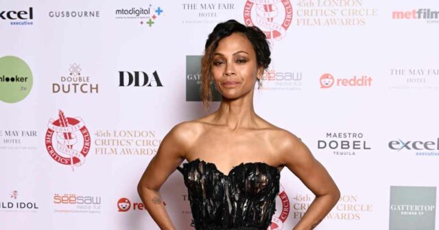 Zoe Saldana drückt die Traurigkeit der Kontroverse Karla Sofia Gascon aus

